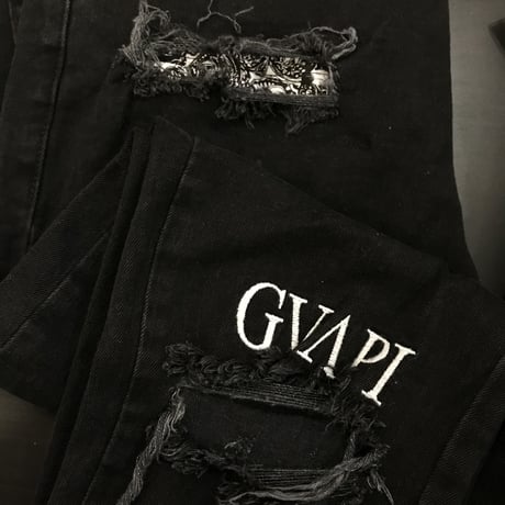GUAPI/BLACK Paisley  Denim