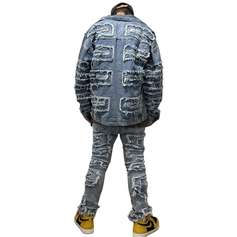 MISMATCH NEW YORK デニムセットアップ フリーサイズ デニム Mismatch NYC/ Fringe Denim | BINGOSTAR ・ ビンゴスター