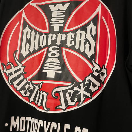 West Coast Choppers/ Circle Logo Tshirts "BLACK"