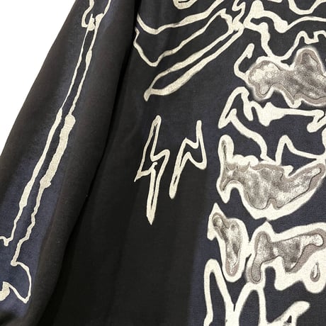 Travis Scott ✖︎  Fragment design /Skelton graffiti Zip Up Hoodie