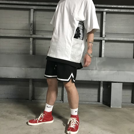 Mismatch NYC/BANDANA Patchwork oversize Tee