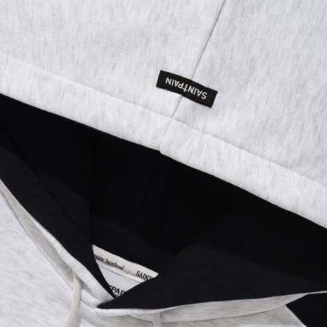 SAINT PAIN/Saint twotone Hoodie "GRAY"
