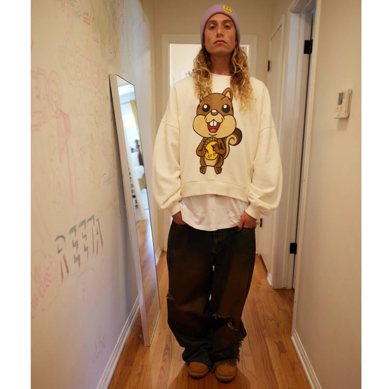 Drew House Squirrel Zipupホワイト サイズM（drew house - M 