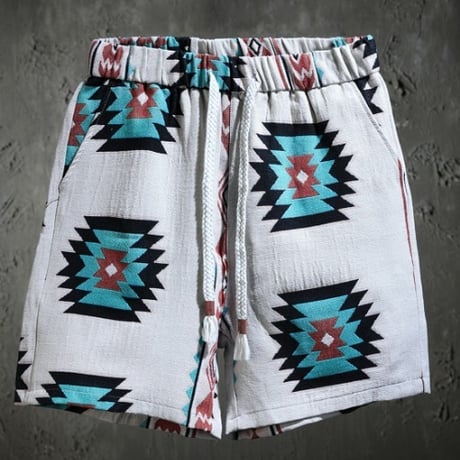 ByTheR /Aztec Short Pants "Cream"