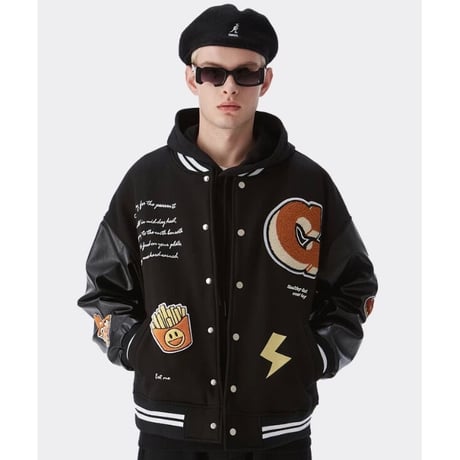 WOSS.official/ POP  Varsity Jacket