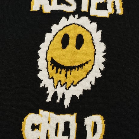MISTER CHILD/WOOL Logo Knit  "BLACK"