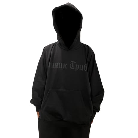 YEEZY × Gosha Rubchinskiy  / Logo Hoodie (SET UP) "BLACK"
