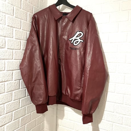 BOOHOO /Lether city Jacket   "DARK RED"