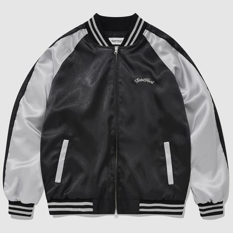SAINT PAIN/Satin Souvenir Jacket