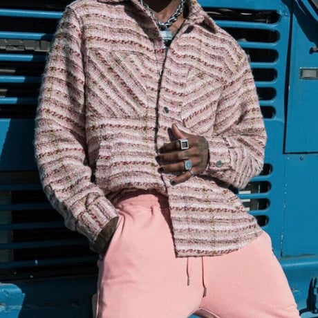 EPTM/Tweed Heavy Flannel shirt "PINK"