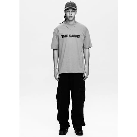 SAINT PAIN/Saint. Logo Tee (BLACK)