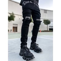 GUAPI/Stone logo denim