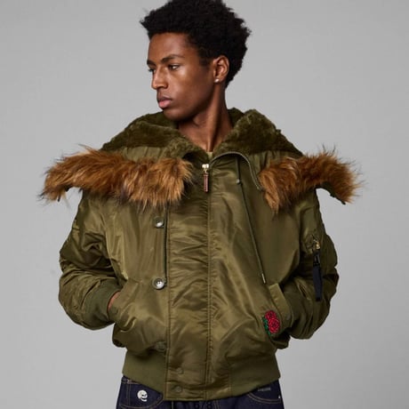 GRMY/ THE PLANET N-2B FLIGHT JACKET "KHAKI"