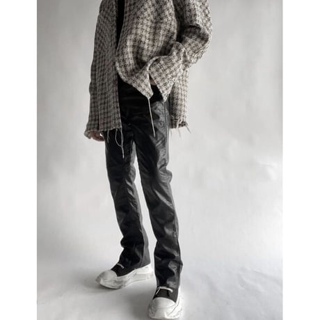 MNML/Tweed flannel Shirts BROWN