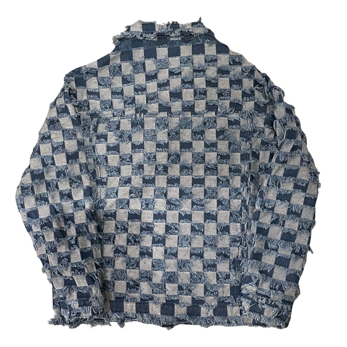 Mismatch NYC/Denim Checkboard Shirts Jacket | B