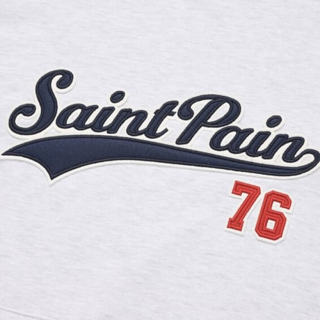 SAINT PAIN/ Team Logo Hoodie ASHGRAY