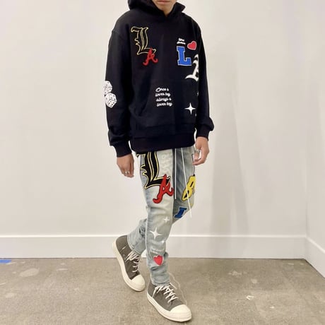LIFTED UNCHORS/PUFF Print DENIM