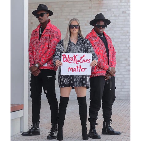 BOOHOO × Migos /BANDANA Coach Jacket BLACK