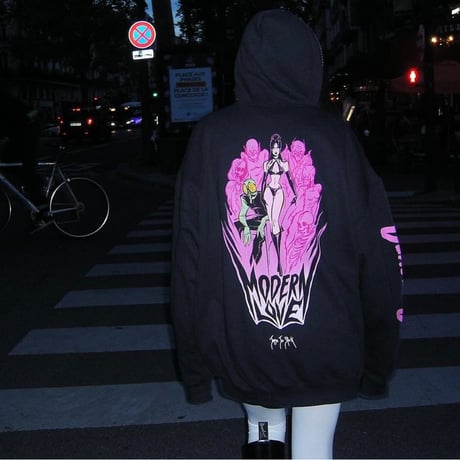 Deadly Doll/"Modern Love"Zip Up Hoodie (SET UP)