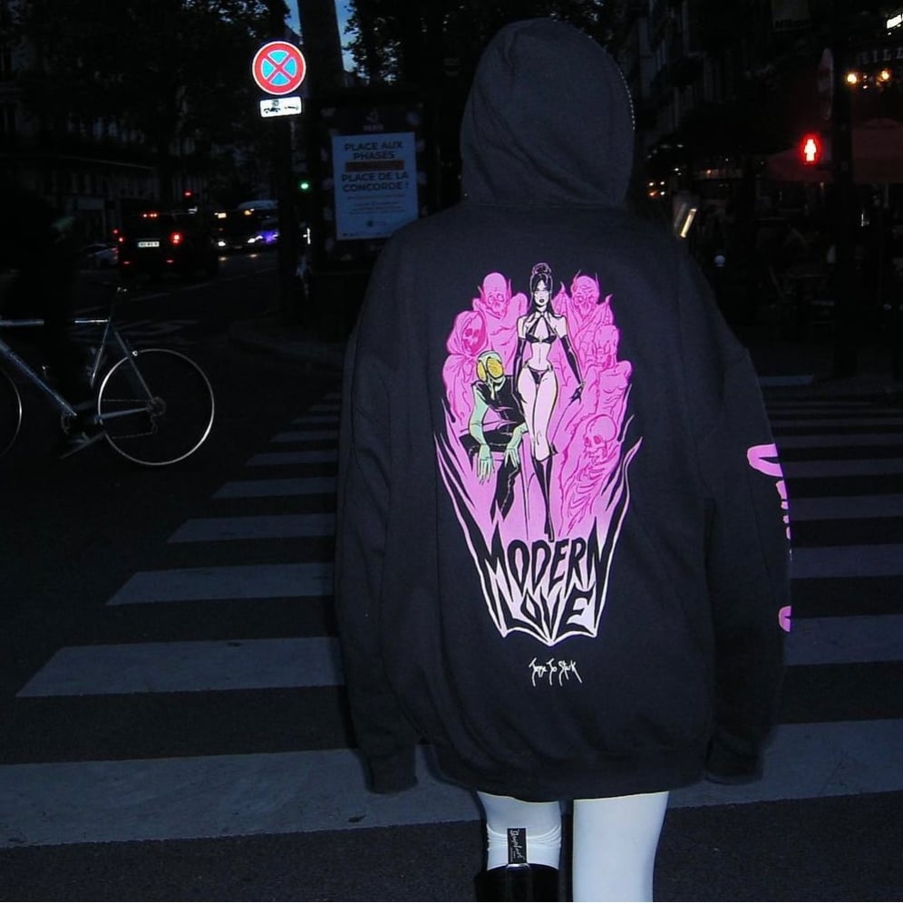 Deadly doll Modern love zip hoodie Mサイズ Deadly doll Modern love zip hoodie Mサイズ