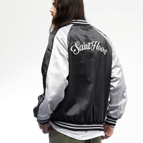 SAINT PAIN/Satin Souvenir Jacket