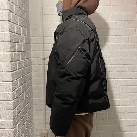 Mismatch NYC/Wzipup Puffer Jacket  BLACK