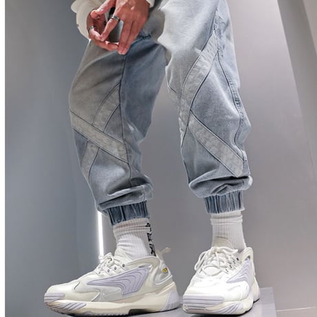 WOSS.official/Cross サルエルデニム  Blue