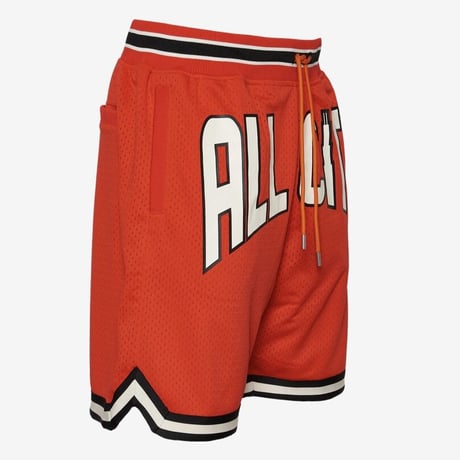 ALL CITY by Just Don / Logo basketball Shorts RED