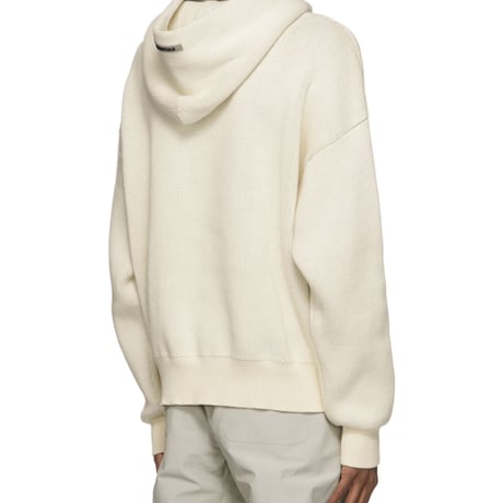 ESSENTIALS  fear of god /Knit Hoodie "CREAM"