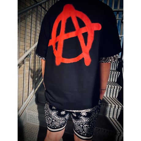 SUS BOY/LOGO Anarchy Tshirts  BLACK