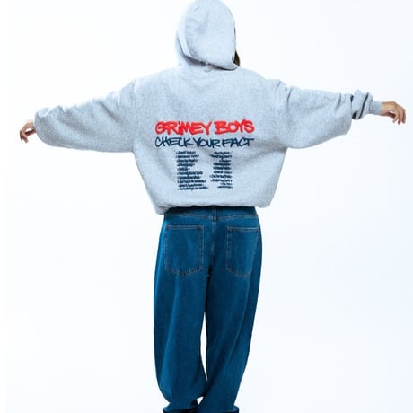 GRMY/GRIMEY BOYS VINTAGE HOODIE  GRAY