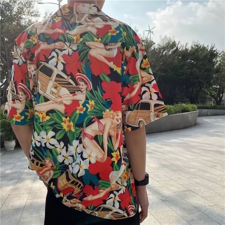 WOSS.official/ VINTAGE Girls Aloha shirts