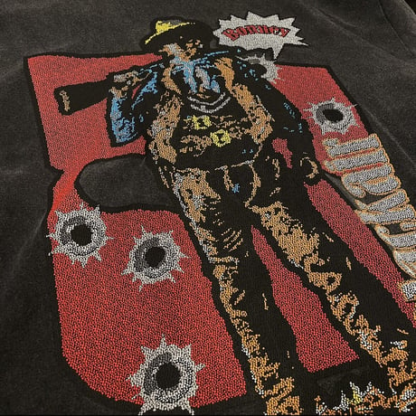 Mismatch NYC/Washed Black  GUN Longsleeve Tee
