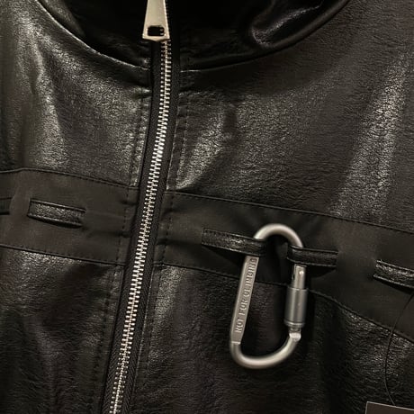 Mismatch NYC/Zip Leather Short Jacket
