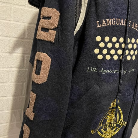 LIFTED ANCHORS/Letter Man 2way flight Jacket
