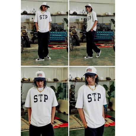 SAINT PAIN/STP LOGO Tee WHITE