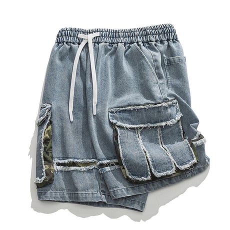 Mismatch NYC/Denim Pocket Shorts