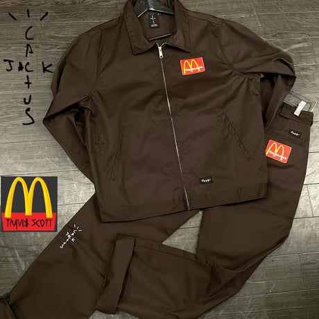 Mcdonalds × Travis Scott /Cactus Jack work pants
