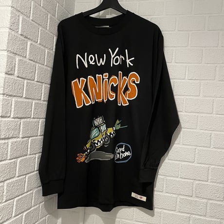 NBA × After School Special/NEWYORK KNICKS Longsleeve Tshirts "BLACK"
