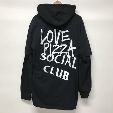 No Perfect Italy/Love Pizza Club  Big Tee Black