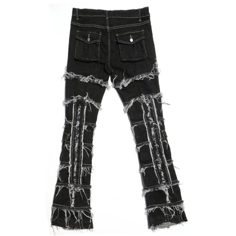 Cooper 9/ Destroyer Cargo Stack Denim "BLACK"