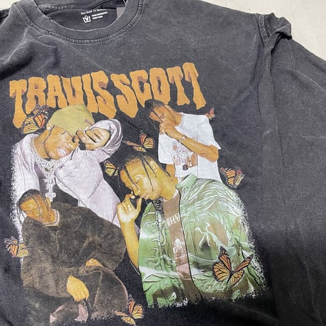Mismatch NYC/Washed Black  Travis Scott  Longsleeve Tee