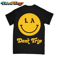 FREE&EASY/Be Happy Smile Tee BLACK