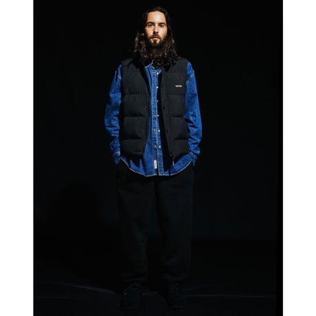 SAINT PAIN/PUFFER VEST BLACK