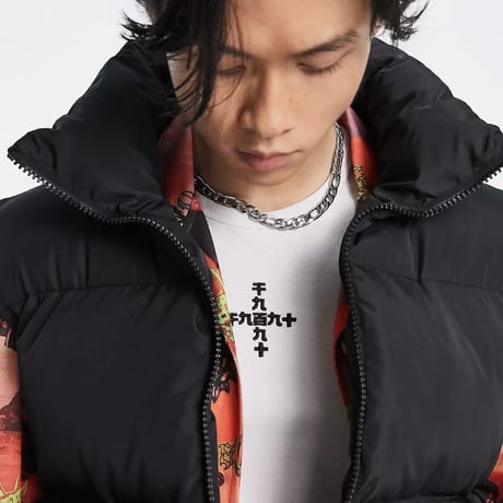 COLLUSION Studios / Puffer Vest BLACK
