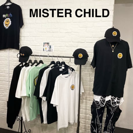 MISTER CHILD/SMILE LOGO Tshirts "WHITE"
