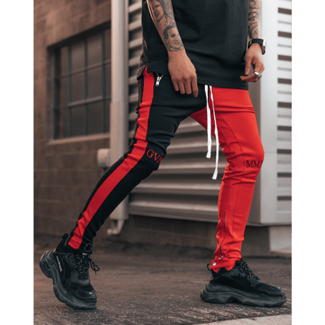 GUAPI/FUSION Track Pants　RED×BLACK
