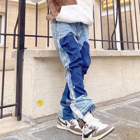 WOSS.official/Buggy  denim pants　"Blue "