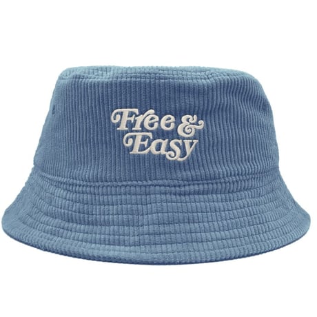 FREE&EASY/Corduroy Bucket Hut BLUE