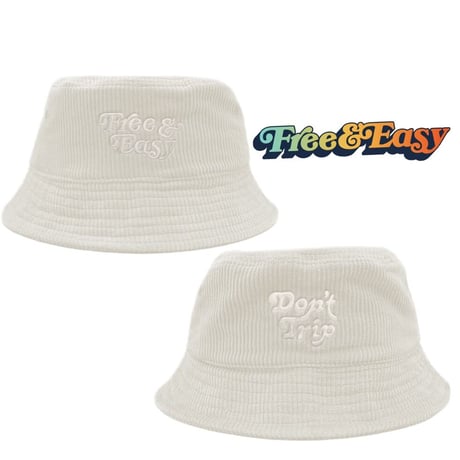 FREE&EASY/Corduroy Bucket Hut OFFWHITE